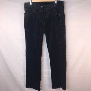 Eileen Fisher Black high waisted velvet pants